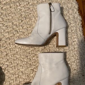 Stuart Weitzman White Boots